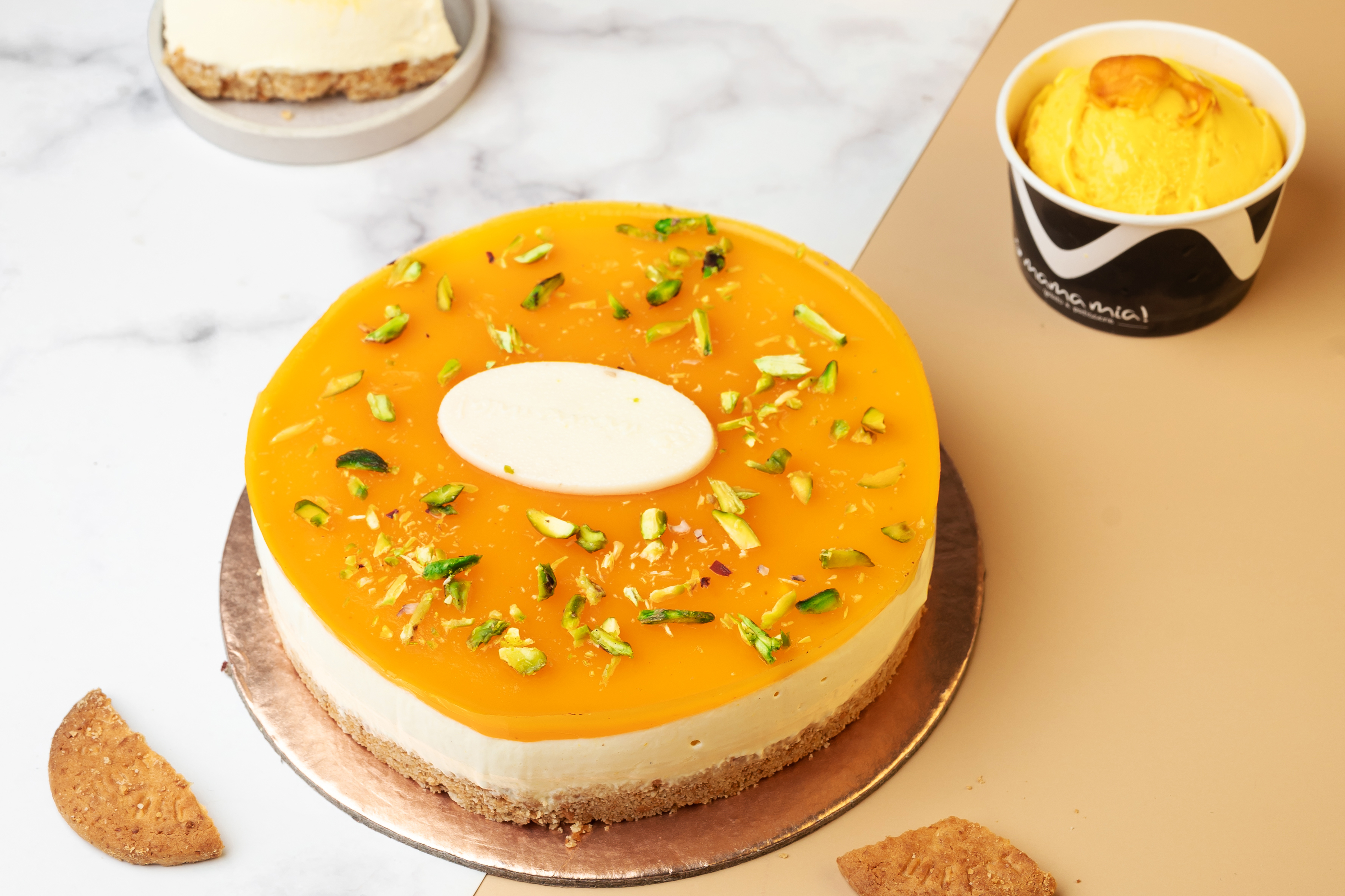 Mango Mania: Whip Up Summertime Magic in this Mango Mirror Cake Recipe!